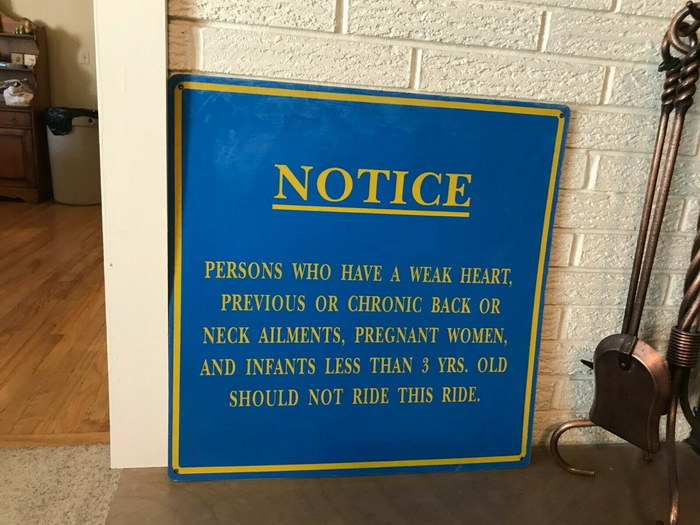 Prehistoric Forest - Old Sign For Sale (newer photo)